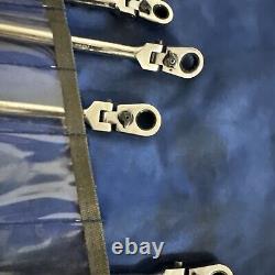 Blue Point BOERMFLCG712 Ratchet Wrench Set Metric Locking Flex Handled 9mm-19mm