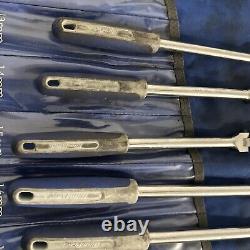 Blue Point BOERMFLCG712 Ratchet Wrench Set Metric Locking Flex Handled 9mm-19mm