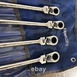 Blue Point BOERMFLCG712 Ratchet Wrench Set Metric Locking Flex Handled 9mm-19mm