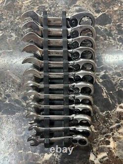 Blue Point BOERMS 8 to 19mm 12 piece metric stubby ratchet 12 point wrench set