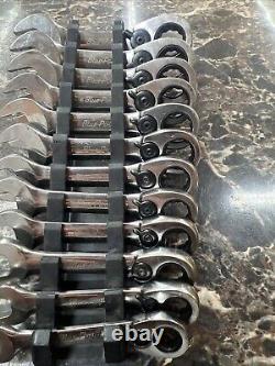Blue Point BOERMS 8 to 19mm 12 piece metric stubby ratchet 12 point wrench set