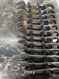 Blue Point BOERMS 8 to 19mm 12 piece metric stubby ratchet 12 point wrench set