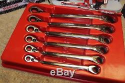Blue Point Offset Reversible Ratcheting Box Wrench Set 8-19mm BXORM706 & SNAP ON