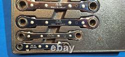 Blue Point RBZM605 5 pc 12Pt METRIC Latch-On 0° Offset Ratcheting Box Wrench Set