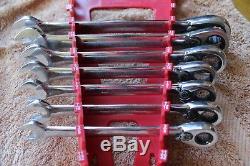 Blue Point STANDARD Ratcheting Wrench set 7pcs BOER708 by snap on 3/8 3/4