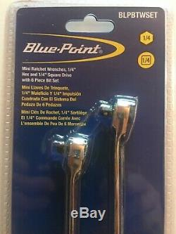 Blue Point Socket/Bit Ratcheting Set. 1/4 Drive. Push Button Socket Release