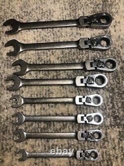 Blue Point (Sold By Snap On) 8 Pc Metric Flex Head Ratcheting Combo Wrench Set