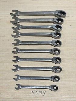 Blue-Point Tools 10pc Metric 8mm-19mm Reversible Ratcheting Wrench Set, 12 Point