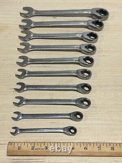 Blue-Point Tools 10pc Metric 8mm-19mm Reversible Ratcheting Wrench Set, 12 Point