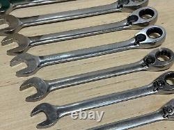 Blue-Point Tools 11pc SAE 5/16 to 1 Reversible Ratcheting Wrench Set, 12 Point