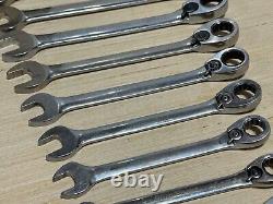 Blue-Point Tools 11pc SAE 5/16 to 1 Reversible Ratcheting Wrench Set, 12 Point