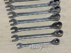 Blue-Point Tools 11pc SAE 5/16 to 1 Reversible Ratcheting Wrench Set, 12 Point
