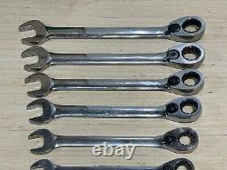 Blue-Point Tools 11pc SAE 5/16 to 1 Reversible Ratcheting Wrench Set, 12 Point