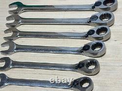 Blue-Point Tools 11pc SAE 5/16 to 1 Reversible Ratcheting Wrench Set, 12 Point