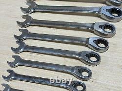Blue-Point Tools 11pc SAE 5/16 to 1 Reversible Ratcheting Wrench Set, 12 Point