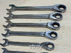 Blue-Point Tools 11pc SAE 5/16 to 1 Reversible Ratcheting Wrench Set, 12 Point