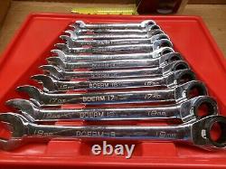 Blue Point Tools 12-Piece Metric Reversible Ratcheting Wrench Set 8-19 MM