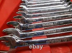 Blue Point Tools 12-Piece Metric Reversible Ratcheting Wrench Set 8-19 MM