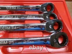 Blue Point Tools 4-Piece Metric Reversible Ratcheting Wrench Set 21-25 MM