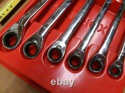 Blue Point Tools 6-Piece Double Box Rervisible Ratcheting Wrench Set 8-19 MM