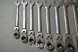 Blue Point by Snap On 10pc Metric Ratcheting Flex Head Wrench Set BOERMF712A(-)