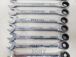 Blue Power Cornwell 12pc Ratcheting Wrench Set 8mm-19mm with Foam Holder