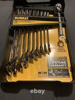Brand New Dewalt DWMT72168 MM 10 Piece Reversible Ratcheting Wrench Set