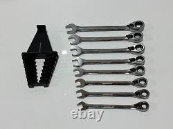 CASE IH Tools 8pc Metric 10mm-17mm Reversible Ratcheting Combination Wrench Set