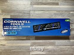 CORNWELL Tools BPRWDBX8ST 8pc. SAE Ratcheting Double Box Wrench Set 72 Tooth