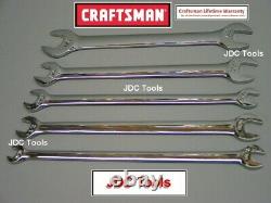 CRAFTSMAN 10pc FULL POLISH SAE METRIC MM Thin Head Tappet Open End Wrench set