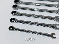 CRAFTSMAN 8pc USA Made RARE GK Series SAE Ratcheting Wrench Set 12 Point