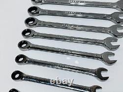 CRAFTSMAN 8pc USA Made RARE GK Series SAE Ratcheting Wrench Set 12 Point