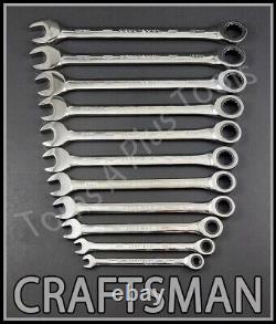 CRAFTSMAN HAND TOOLS 23pc FULL POLISH SAE & METRIC MM Ratcheting Box Wrench set