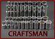 Craftsman Hand Tools 41pc Lot Standard & Deep 1/4 Sae Ratchet Wrench Socket Set