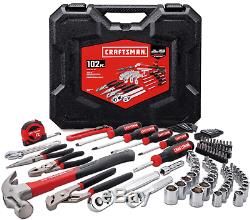 CRAFTSMAN Home/Mechanics Tool Kit/Set 102-Pc Pliers Hammer Wrench CMMT99448 NEW