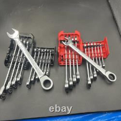 CRAFTSMAN Ratcheting Wrench Sets, Metric & SAE, (2)-11-Piece CMMT87021 & 87022