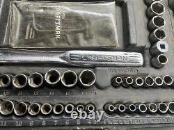 CRAFTSMAN Tools Socket Wrench Set SAE Metric Ratchets 1/4 3/8 1/2 Vintage