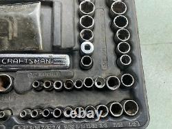 CRAFTSMAN Tools Socket Wrench Set SAE Metric Ratchets 1/4 3/8 1/2 Vintage