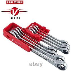 CRAFTSMAN V-SERIES Combination Ratchet Wrench Set, MM, 8 Piece (CMMT87375V)