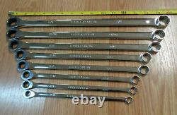CRAFTSMAN XL Long Beam Double Box End RATCHET WRENCH SET SAE INCH Standard NEW