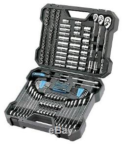 Channel Lock Mechanics Forged Steel Tool Set 200 piece Ratchet Wrenches with Case
