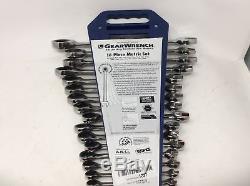 (Closeout) GearWrench 9416 16 Piece Metric Combination Ratcheting Wrench Set