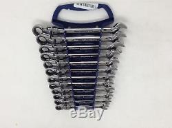 (Closeout) GearWrench 9901 12 Piece Metric Flex-Head Ratcheting Wrench Set