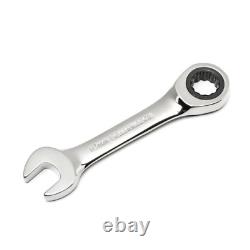 Combination Ratcheting Wrench Tool SAE/Metric 72-Tooth Alloy Steel 32-Piece Set
