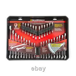 Combination Ratcheting Wrench Tool SAE/Metric 72-Tooth Alloy Steel 32-Piece Set