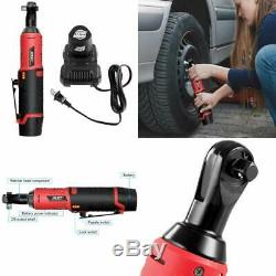 Cordless 3/8 Electric 12V Ratchet Wrench Tool Set