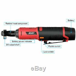 Cordless 3/8 Electric 12V Ratchet Wrench Tool Set