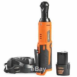 Cordless Electric Ratchet Wrench Set 12V Lithium-Ion 1 battery and charger