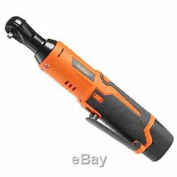 Cordless Electric Ratchet Wrench Set 12V Lithium-Ion 1 battery and charger