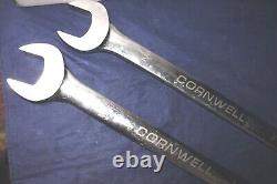 Cornwell Ratcheting Combination Wrench set of 6 CRW6S Large SAE Diesel Aviation